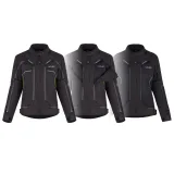 Dámska moto bunda W-TEC Progair Lady Farba čierna-fluo, · záber 2