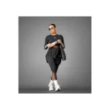 Dámské tréninkové tričko s dlouhým rukávem ADIDAS HYGLM CRO LS BLACK WHITE · záber 5