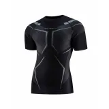 Brubeck Dry s krátkým rukávem SS1466M BLACK / GRAPHITE - M - Veľkosť: M · záber 3
