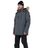 Pánská bunda FUNDANGO Spirit Parka Jacket-745-grey heather · záber 1