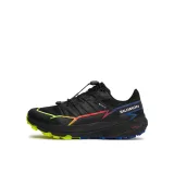 Pánská běžecká trailová obuv SALOMON ThunderCross GTX Blue Fire black surf the web safety yellow · záber 2