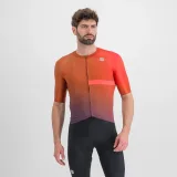 Pánský cyklistický dres s krátkým rukávem SPORTFUL Bomber jersey, cayenna red pompelmo · záber 2
