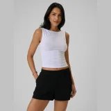 Dámský slim top s modalem - bílá · záber 1