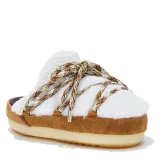Dámske nízke zimné topánky MOON BOOT MULES SHEARLING, 001 whisky off white · záber 2