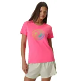 Dámské tričko s krátkým rukávem 4F TSHIRT F2718-55S-HOT PINK · záber 1
