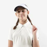 KUIKMA Detská tenisová polokošeľa TPO100 biela 7-8 r (123-130 cm) · záber 2