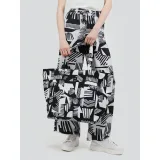 Plážová taška FUNDANGO Almaraz Beach Bag-899-black pattern · záber 3