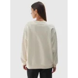 Pánská mikina 4F SWEATSHIRT-WAW24TSWSU1313-11S-OFF WHITE · záber 4