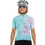 Dámsky cyklistický dres s krátkym rukávom SILVINI Calnia · záber 1