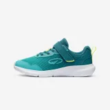 DECATHLON Detská priedušná športová obuv PLAY SPORTY modrozelená 32 · záber 1