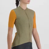 Dámský cyklistický dres s krátkým rukávem SPORTFUL Checkmate w jersey, dark gold berry blue · záber 4