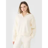 Dámská mikina se zipem 4F SWEATSHIRT F1545-11S-OFF WHITE · záber 2
