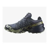 Pánská běžecká trailová obuv SALOMON Speedcross 6 GTX M grisaille carbon tea · záber 3