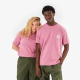 SIMOND Unisex tričko z bavlny Fairtrade/Max Havelaar ružové L · záber 1