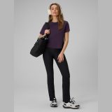 T-shirt regular hladký dámsky - fialový · záber 2