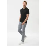 Pánské polo tričko s krátkým rukávem VOLCANO NIKOS-700-BLACK · záber 3