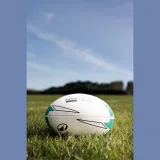 KIPSTA Lopta na rugby Initiation veľ. 4 bielo-zelená 4 · záber 2