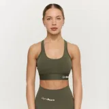 Спортно бюстие Olive Grey – GymBeam - Размер: XS | Тегло: 0,1 g | Опаковка: 85 · záber 1