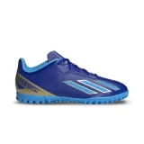 Chlapecké fotbalové kopačky turfy ADIDAS X Crazyfast Messi Jr TF lucid blue blue burst cloud white · záber 1