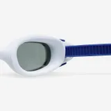 DECATHLON Plavecké okuliare Spirit bielo-modré s dymovými sklami jedna veľkosť · záber 2