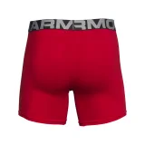 Pánske boxerky UNDER ARMOUR UA Charged Cotton 6in 3 Pack-RED · záber 3