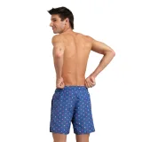 Férfi fürdőnadrág ARENA MENS BEACH BOXER ALLOVER-540-grey blue microflowers multi · záber 2