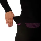 WEDZE Dámske lyžiarske spodné nohavice BL580 I-Soft bezšvové čierno-fialové XS · záber 2