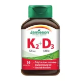 JAMIESON Vitamíny K2 120 µg + D3 1000 IU 30 kapsúl · záber 2