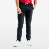 INESIS Pánske golfové bavlnené chino nohavice MW500 čierne 2XL (L34) · záber 1