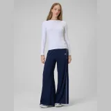Dámský slim longsleeve z žebrovaného úpletu - bílý · záber 2