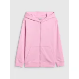 Dievčenská mikina so zipsom 4F JUNIOR SWEATSHIRT F2520-56S-LIGHT PINK · záber 3