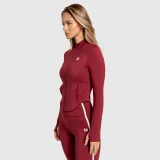 Dámska športová bunda na zips Iron Aesthetics Define, bordová · záber 4