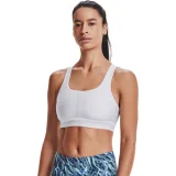 Dámská sportovní tréninková podprsenka UNDER ARMOUR Crossback Mid Bra-WHT · záber 1