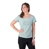 Dámske turistické tričko s krátkym rukávom NORTHFINDER HELENA-368skyblue · záber 2