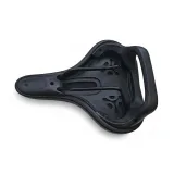 BTWIN Mestské sedlo 210 mm – 270 mm oceľové lyžiny s držadlom bez · záber 2
