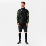 KIPSTA Mikina Viralto Wavy Club s 1/2 zipsom čierno-žltá L · záber 2