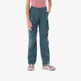 QUECHUA Detské turistické odopínacie nohavice MH500 modré 7-8 r (123-130 cm) · záber 1