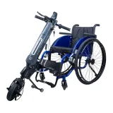 Mechanický skladací športový invalidný vozík inSPORTline Brenstark odľahčený s pohonom Oppatia · záber 1