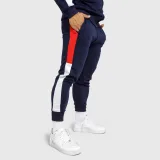 Jogger tepláky Iron Aesthetics Tricolora, navy · záber 2