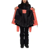 Dámska lyžiarska bunda FUNDANGO Zina Padded Jacket-352- coral · záber 4