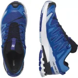 Pánská běžecká trailová obuv SALOMON XA Pro 3D V9 surf the web ibiza blue white · záber 4