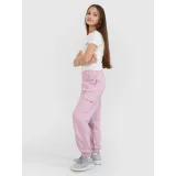 Dívčí tepláky 4F JUNIOR TROUSERS CAS F1135-52S-LIGHT VIOLET · záber 4