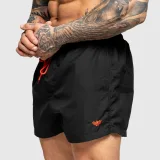 Pánske plavky Iron Aesthetics Beach Mode, čierne · záber 4