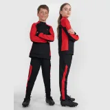 Sportovní rozepínací mikina bez kapuce dětská 4F JUNIOR x Robert Lewandowski - černá · záber 1
