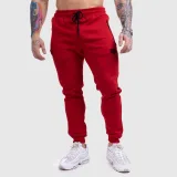 Jogger tepláky Iron Aesthetics Round, červené · záber 1