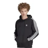 Pánská mikina s kapucí ADIDAS ORIGINALS 3-STRIPES HOODY-IM2088-black · záber 1