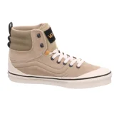 Pánská vycházková obuv VANS MN Ashwood HI (Suede Canvas) khaki marsmallow · záber 1