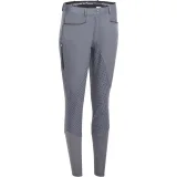 FOUGANZA Dámske jazdecké nohavice BR980 Light Full Grip so silikónom sivé M · záber 1