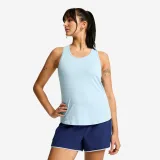 DOMYOS Dámske tielko na kardio fitnes My Top svetlomodré M · záber 1