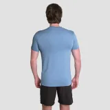 GymBeam T-Shirt Essence Blue - Veličina: S | Boja: Plava | Težina: 0,1486 g | Pakiranje: 80 · záber 3